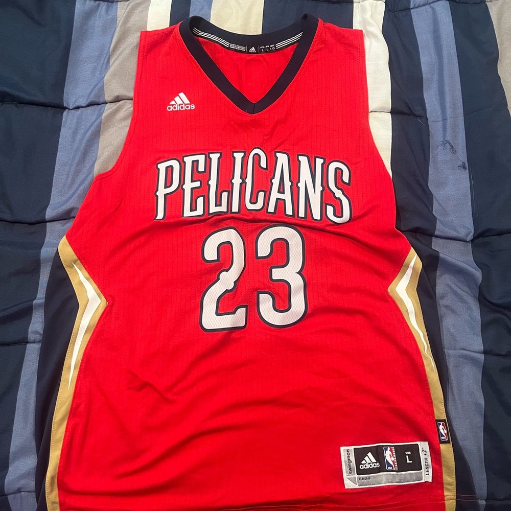 L Anthony Davis Pelicans Jersey